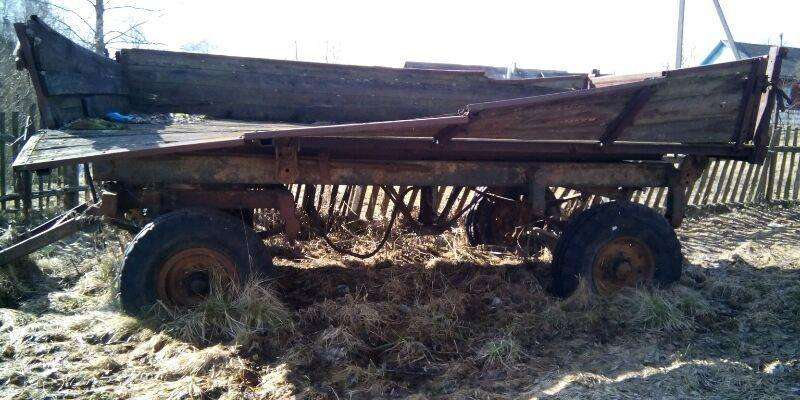 Прицеп тракторный 2ПТС-4 785а, 1973