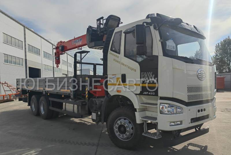 Бортовой Faw 3250 с манипулятором 8 тонн Kanglim KS2056