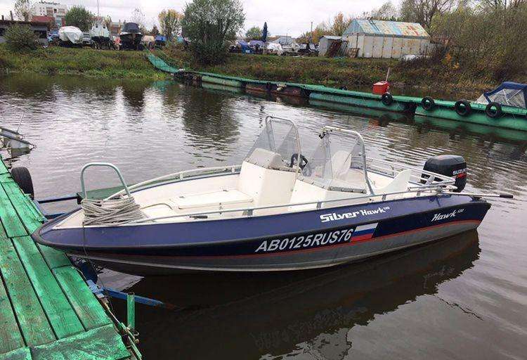 Silver Hawk 520 и Suzuki 70