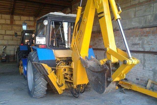 Экскаваторная установка на базе мтз 82