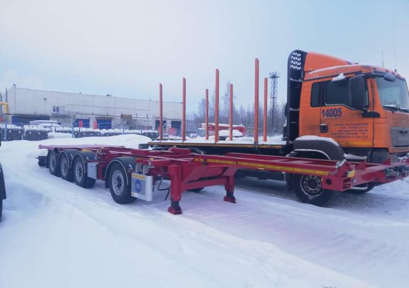 4-х осный контейнеровоз Meusburger Новтрак SW-454