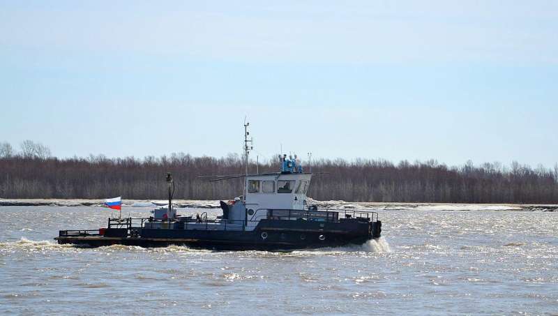 Теплоход, буксир-толкач проект 861 (бв, водомёт)