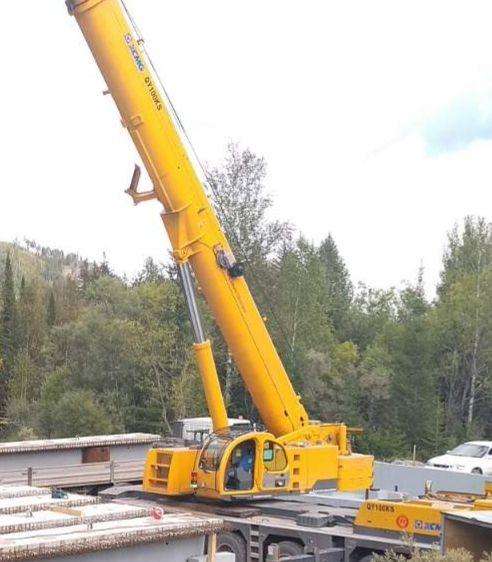 Услуги автокрана 100т