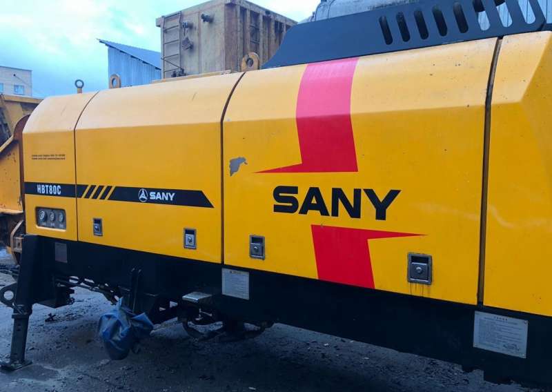 Стационарный бетононасос sany HBT 80