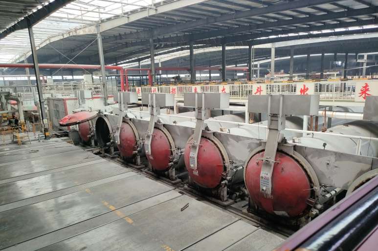 Линия по производству автоклавных газобетонных блоков