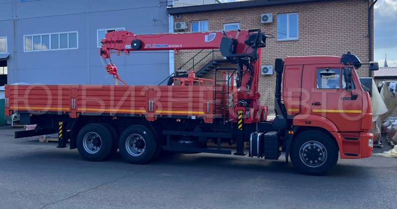 Камаз 65115 с Корейской КМУ 7 тонн Kanglim KS1256G-II