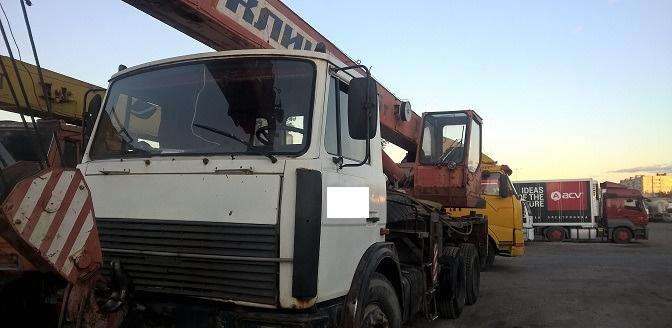 Автокран маз Клинцы 25т