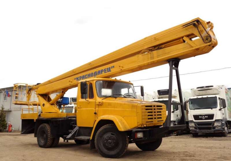 Автовышка Краснодарец вс-22 на ЗИЛ