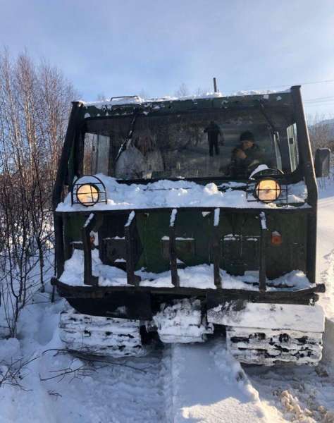 Снегоболотоход Hagglund BV206 Лось