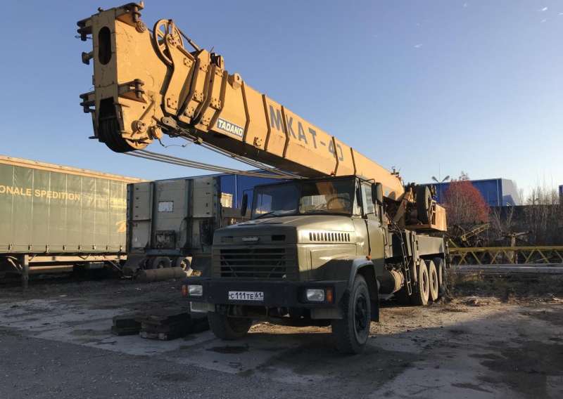 Автокран мкат 40 г/п 40 тонн Todano