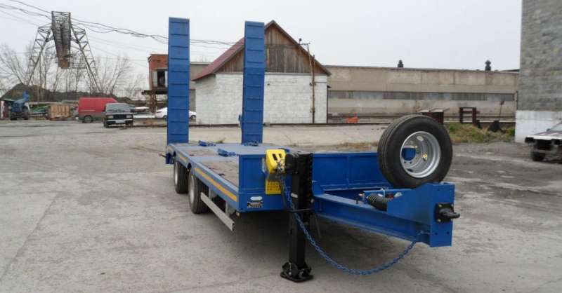 Прицеп - тандем 16т с трапами для заезда техники