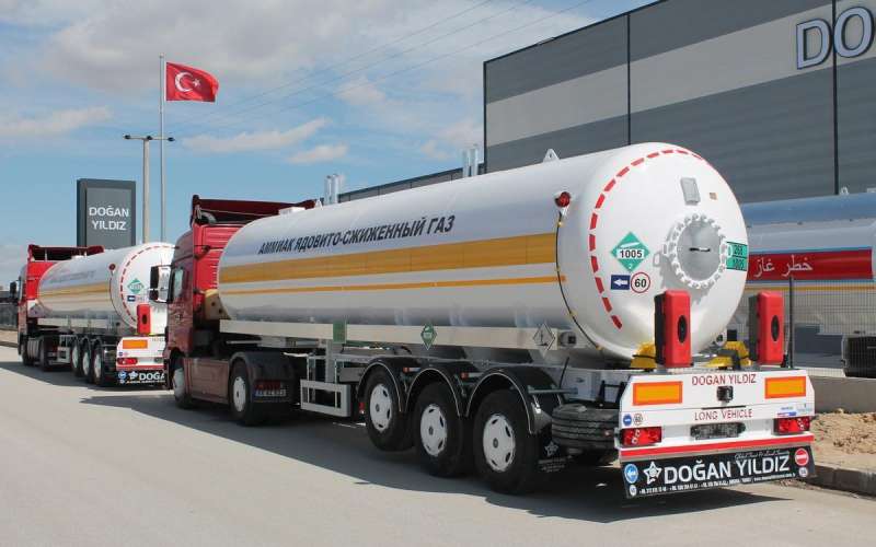 Полуприцеп химическая цистерна Dogan Yildiz DY4 43 м3, 