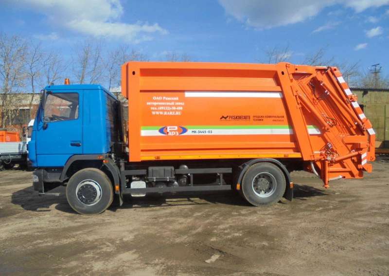 Мусоровоз Ряжский авторемонтный завод мк-3546-03 н