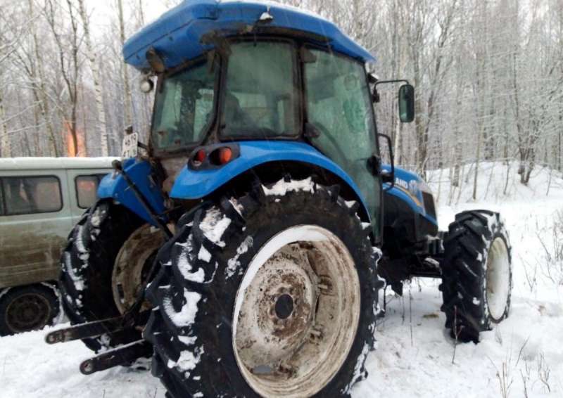 Трактор с мульчером New Holland td 5.110