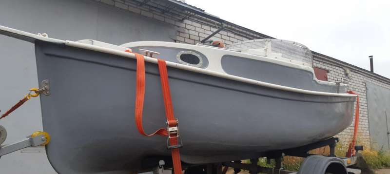 Рабочая шлюпка пластиковая морская ршпм-4