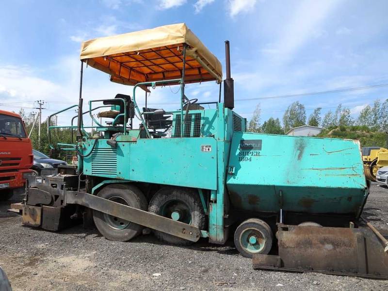 Асфальтоукладчик Vogele Super 1800, 8100 мч, идеал