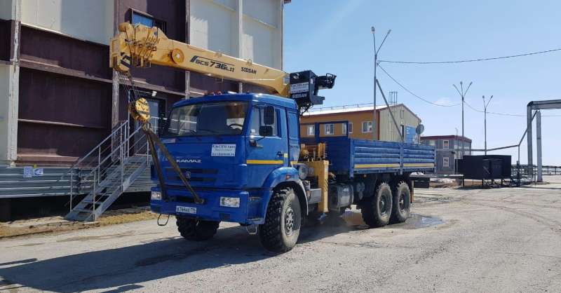 Камаз 43118 манипулятор вездеход