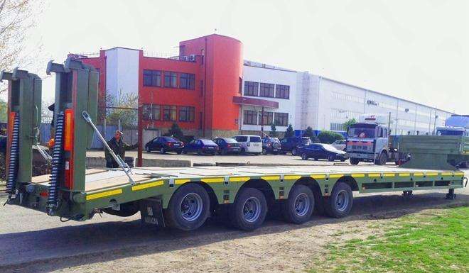 Трал низкорамный 60 тонн (тяжеловоз спец прицеп)
