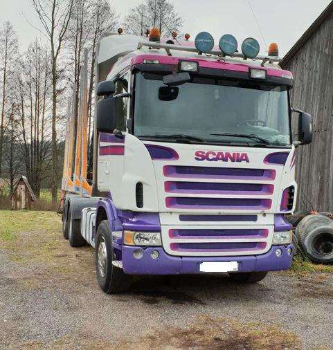 Скания R470 2010г Механика 6х4 Лесовоз Манипулятор