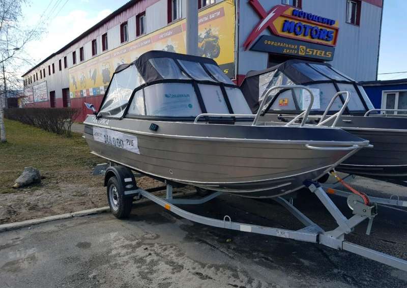 Новый Катер алюминиевый Тактика-430 DC в X-motors