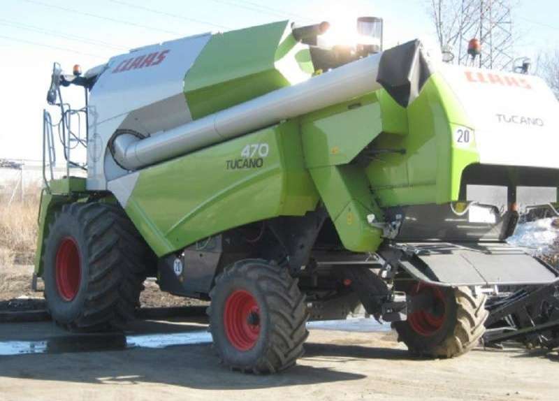 Комбайн claas tucano 470