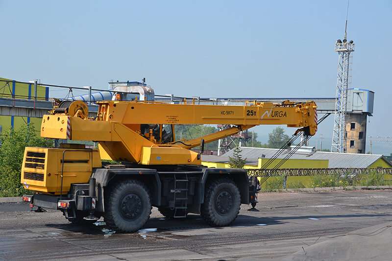 Кран Юргинец КС-5871 25 т на короткобазовом шасси полно