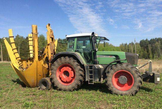 Трактор fendt 930 с ротоватором ahwi RF 700