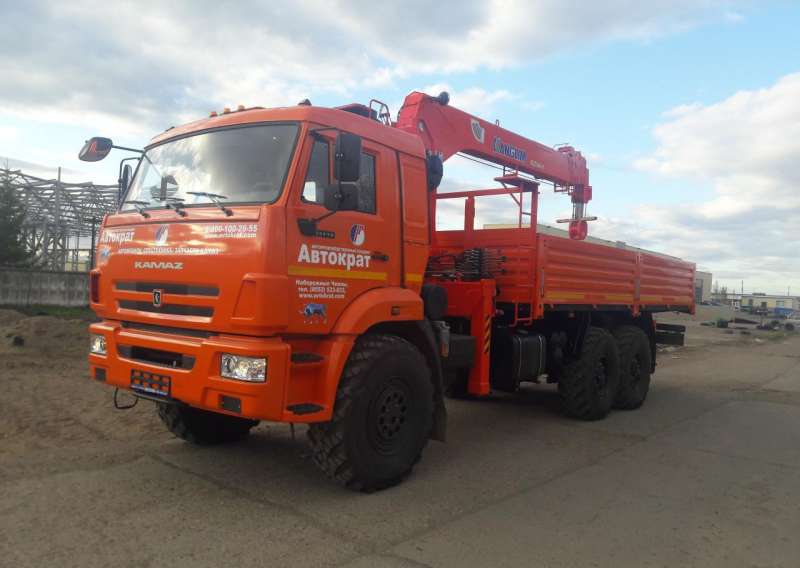 Камаз 43118 Евро 5 бортовой c кму канглим 1256G