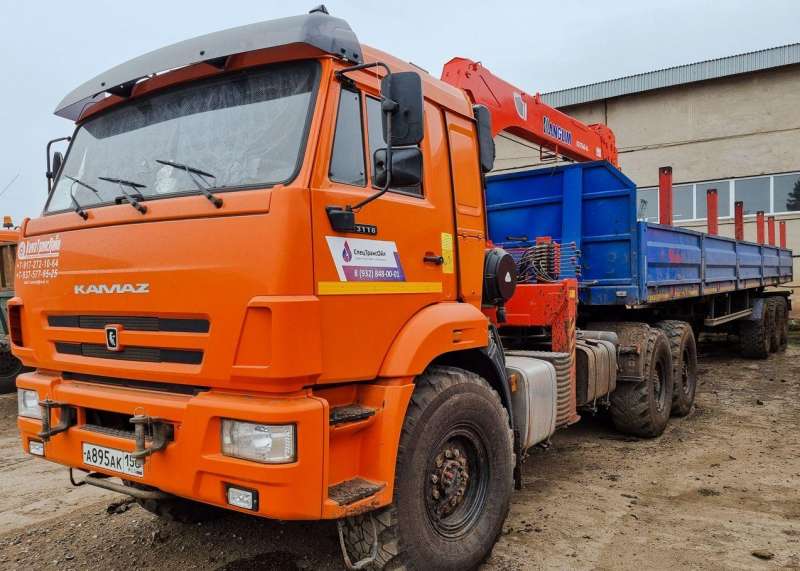 КамАЗ 43118 с полуприцепом, 2019