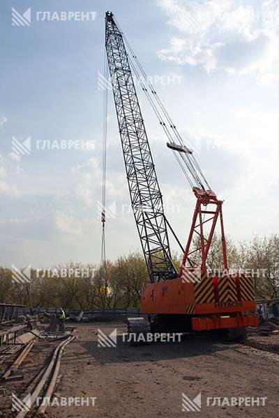 Кран гусеничный 100т. hitachi kh 500l-pd