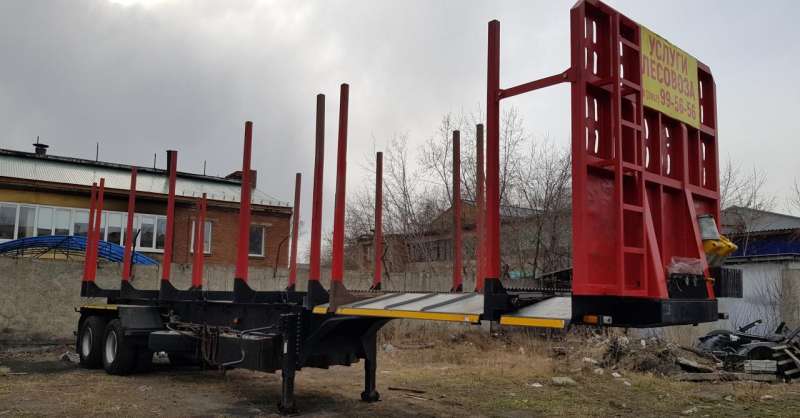 Лесовоз сортиментовоз новосибарз полуприцеп 981301