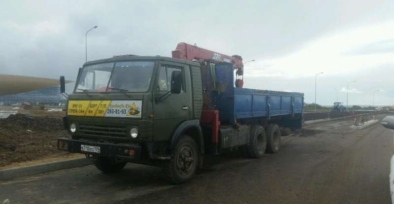 Камаз 53212 кму unic 370 3т 14.4 метра