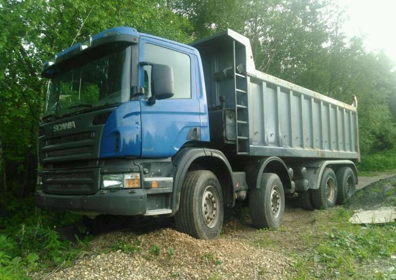 Scania p380 самосвал скания 2008