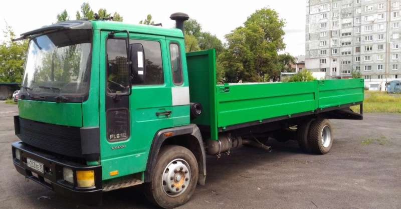 Вольво фл6, Volvo FL6 эвакуатор для спецтехники