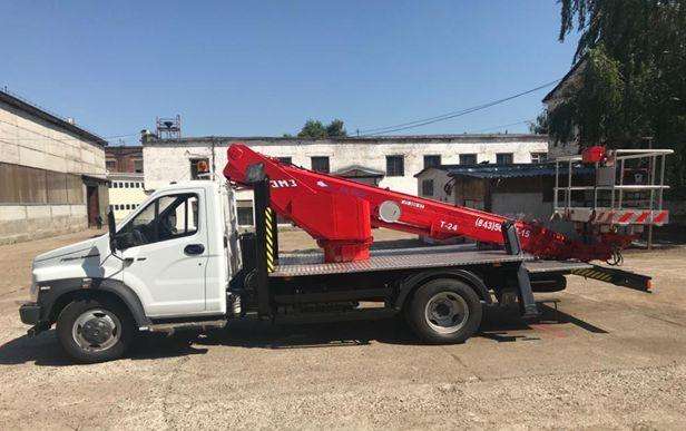 Автогидроподъемник кэмз Т-24 на шасси газ-C41R33