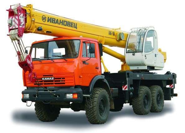 Автокран ивановец кс-35714к2-10, 16т, 23м,новый