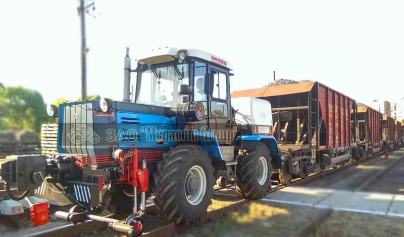 Локомобиль ммт-2 на базе трактора хтз, Мотовоз