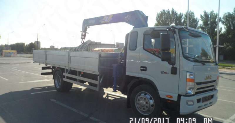 Камаз 4308 новый аналог JAC N120 c манипулятором