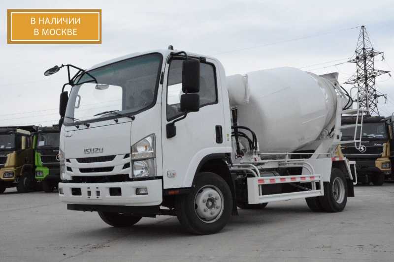 Автобетоносмеситель на шасси Isuzu, 3м.куб