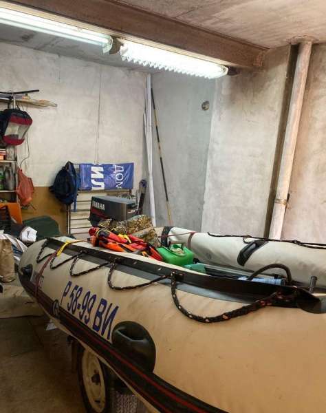 Yamaha 400 с мотором Yamaha 20