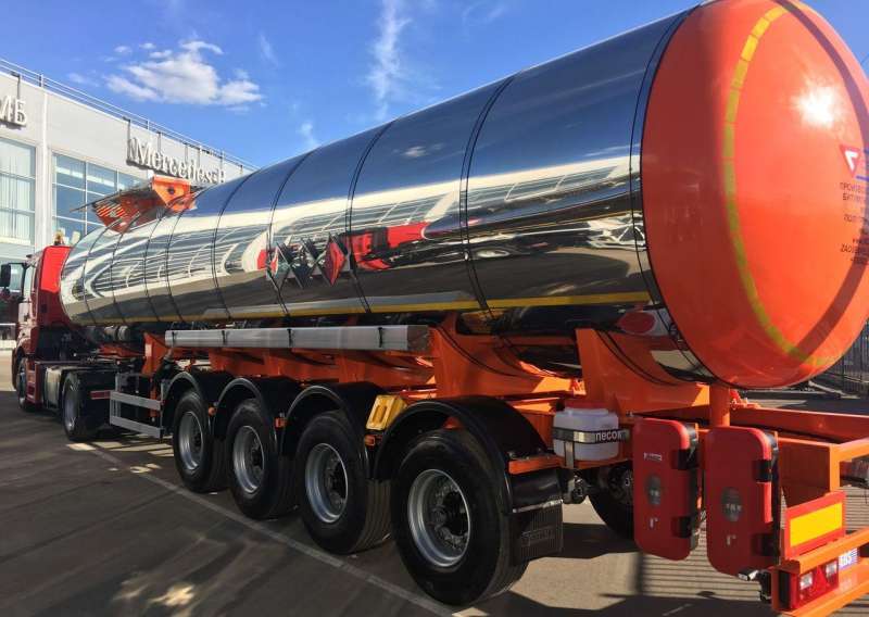 SF4B32 (32м3, 4-х осный, термос, нерж. оси BPW)