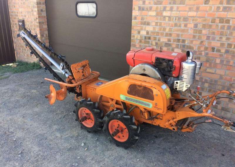 Траншеекопатель Японский. Kawabe TM-C 15 Бара 1,5