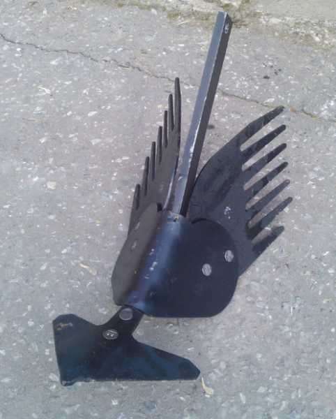 Корпус окучника в сборе со стойкой