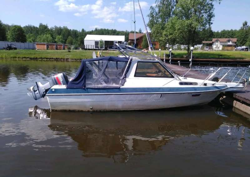 Катер Nissan FB-600 с прицепом мзса