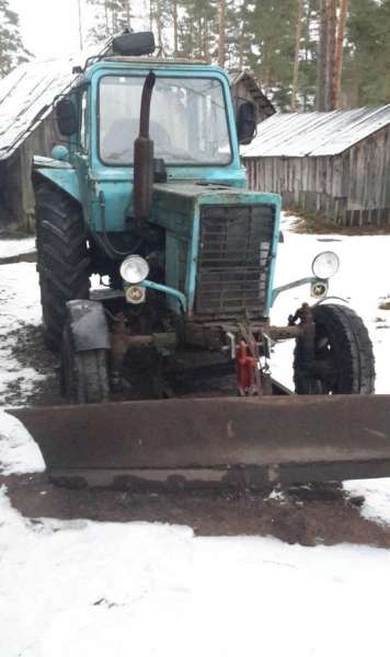 Мтз-80 с прицепом и отвалом