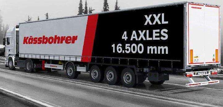 Полуприцеп шторный Kassbohrer Domestic Eco, 2022