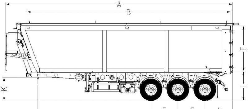 Полуприцеп самосвальный WIELTON NW 3 S 51 SD