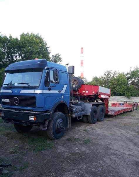 Mercedes-benz 3850.+ трал файмонвиль корыто