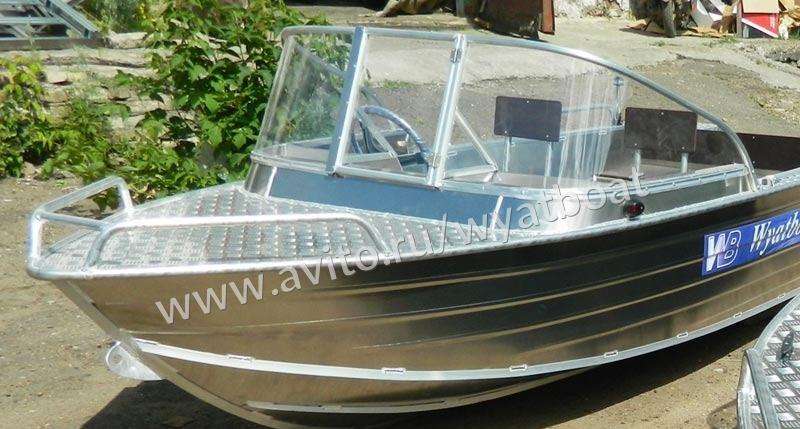Новая алюминиевая моторная лодка Wyatboat 430 Pro