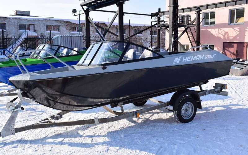 Новый катер Неман 500 DC с оборудованием